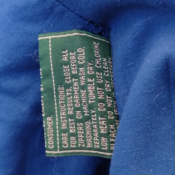 Field & Stream Vintage Linen/Cotton Lamb Leather Zip/Button Jacket - Picture 15 of 16